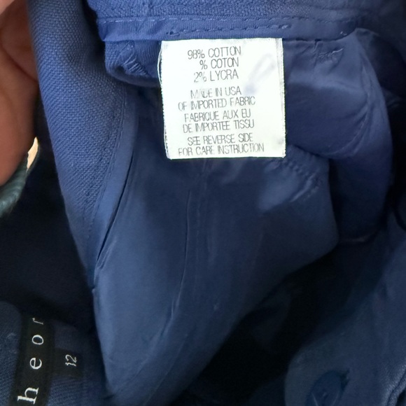 Theory blue shorts size 12 - Picture 5 of 5